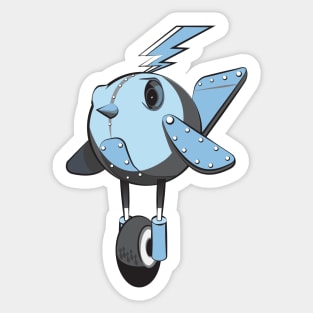 Futuristic Robotics Bird Spy Sticker